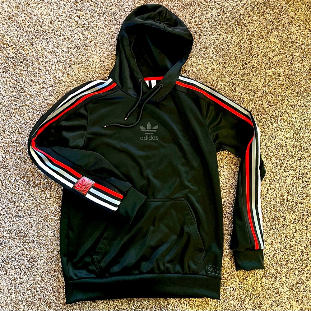 adidas | Mens small track suit style hoodie black